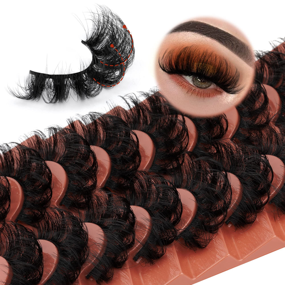 Cils synthétiques pelucheux 20mm de Focipeysa – volume naturel pour un regard glamour.