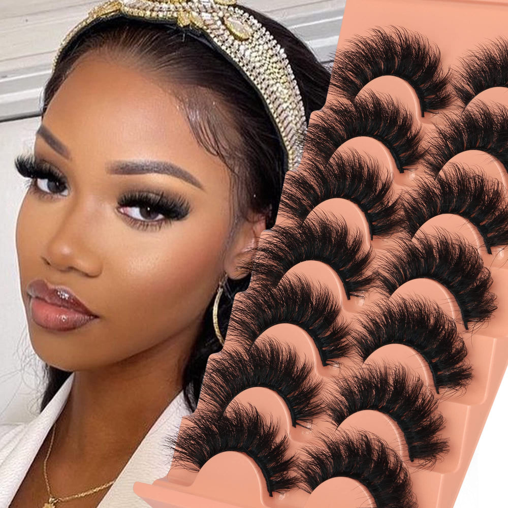 Cils vison synthétique Focipeysa volume 18mm pour un regard marqué et naturel.