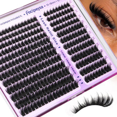 Focipeysa clusters cils duveteux et pointus pour un regard audacieux.