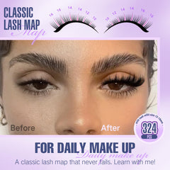 Focipeysa clusters cils lift naturel pour un regard plus ouvert.