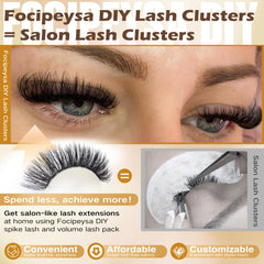 Focipeysa colle cils adhésif pour fixation durable et naturelle.