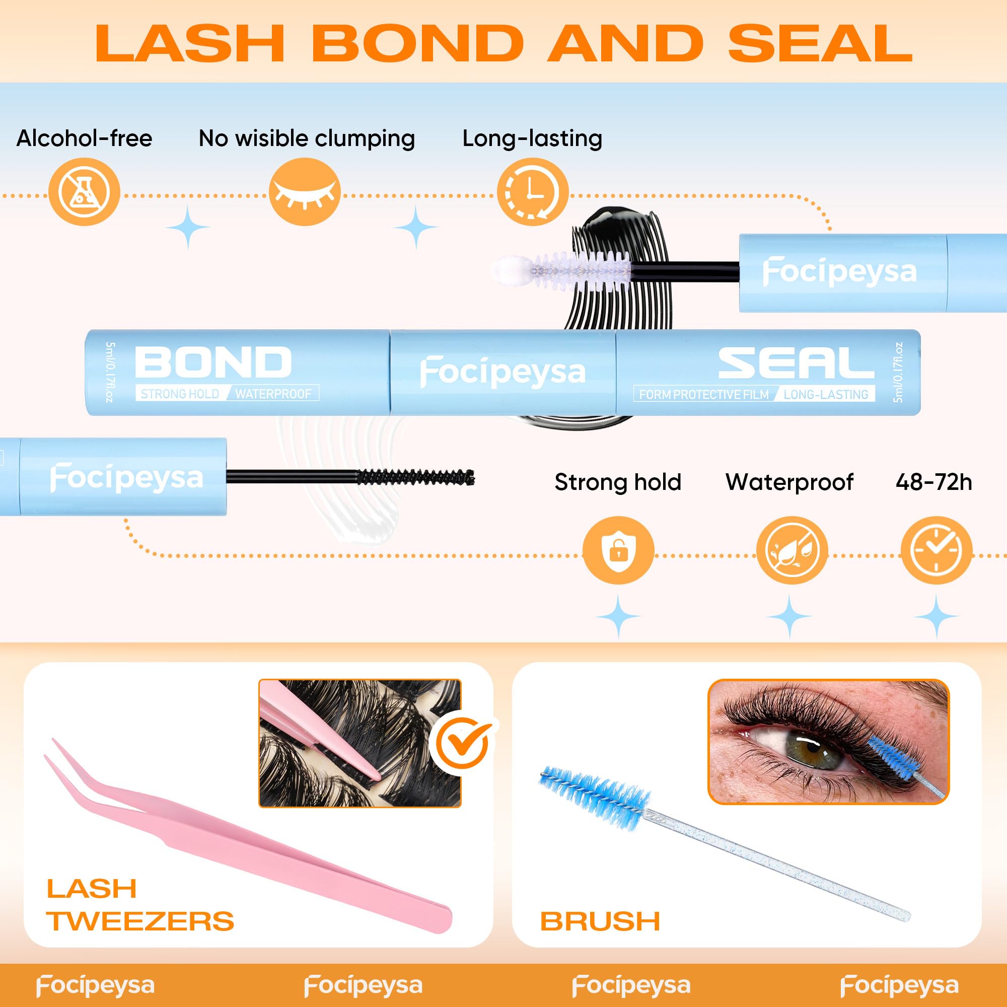 Base plumée Focipeysa 12-20 mm pour volume doux