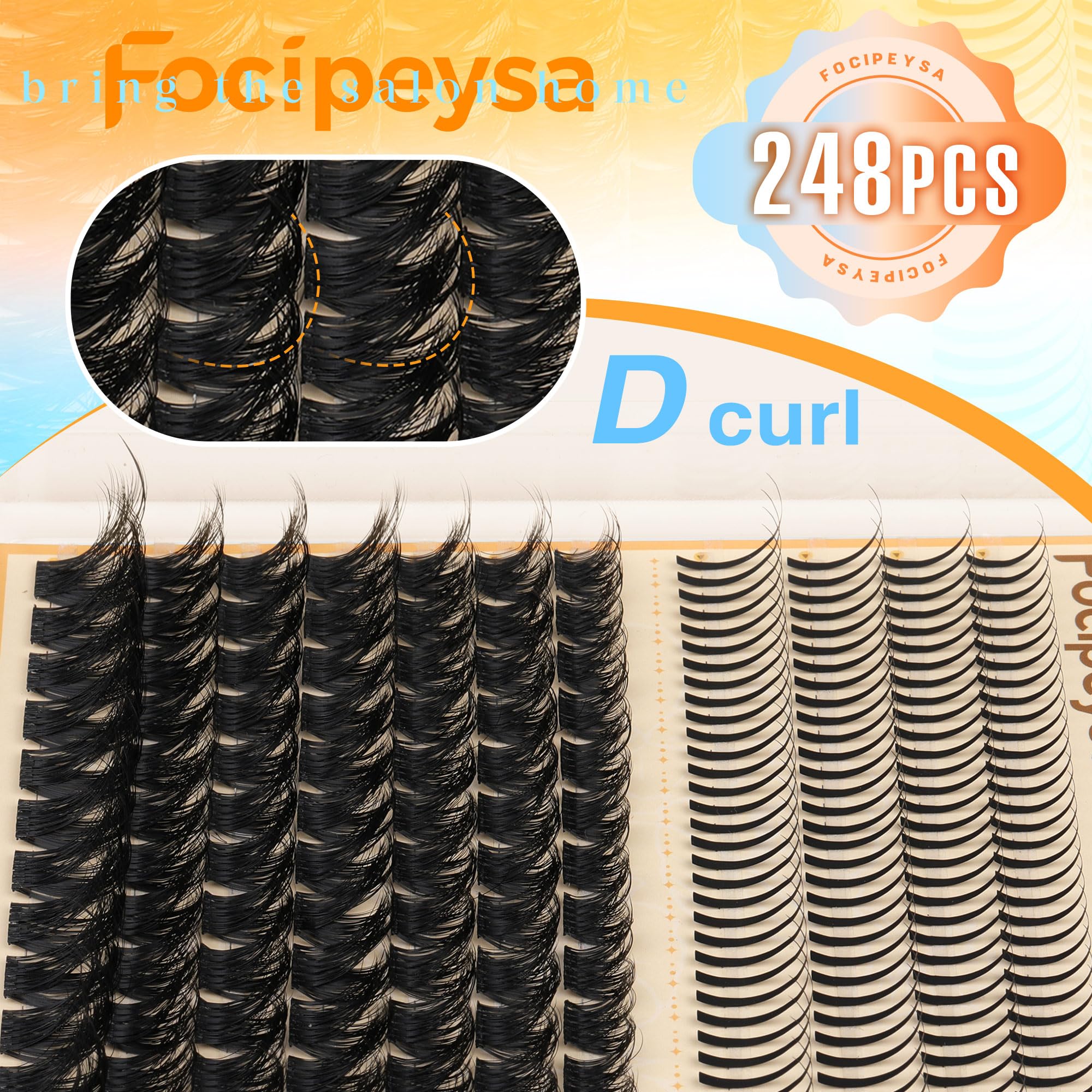 Milieu epines Focipeysa 15-21 mm pour profondeur visuelle