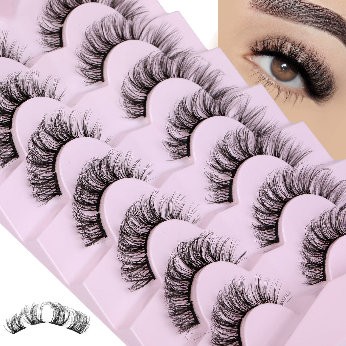 Focipeysa extensions cils grappes design: regard 3D naturel et dimension subtile.