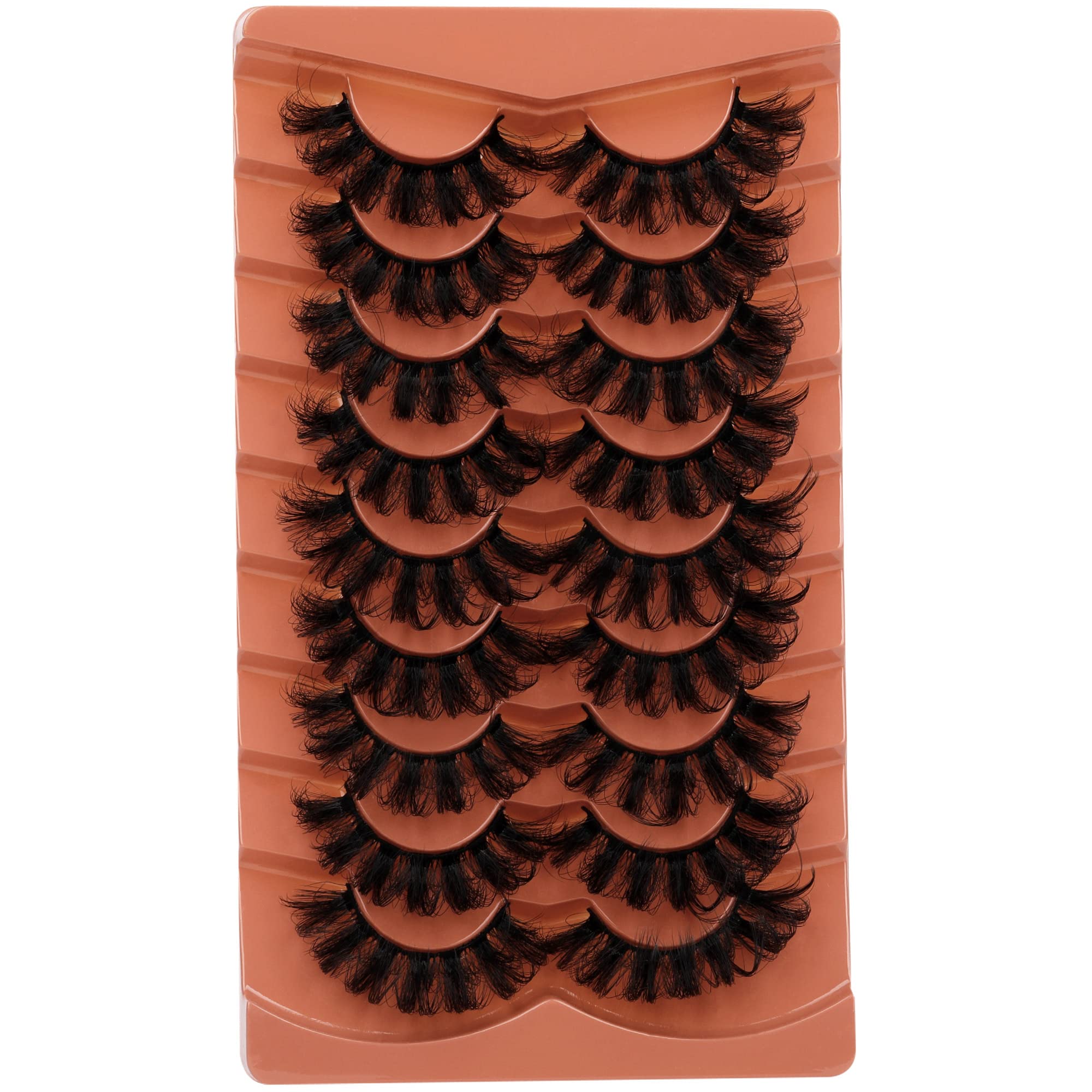 Emballage Focipeysa – pack de 9 paires de cils prêt à utiliser.