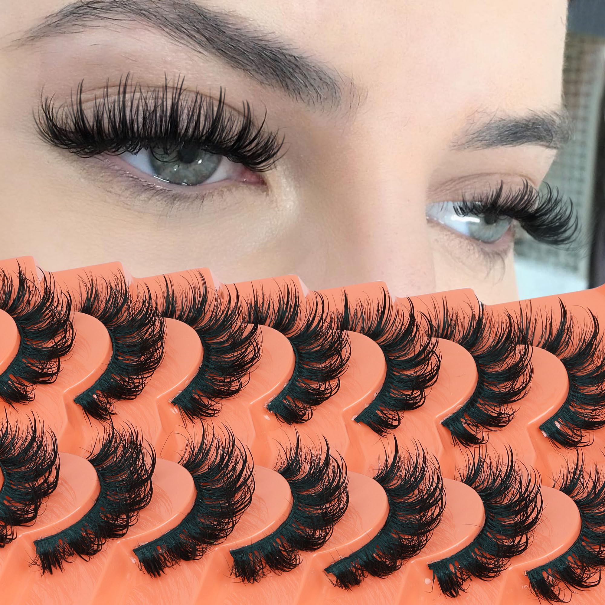 Focipeysa pack cils 15mm, volume équilibré et rendu naturel.