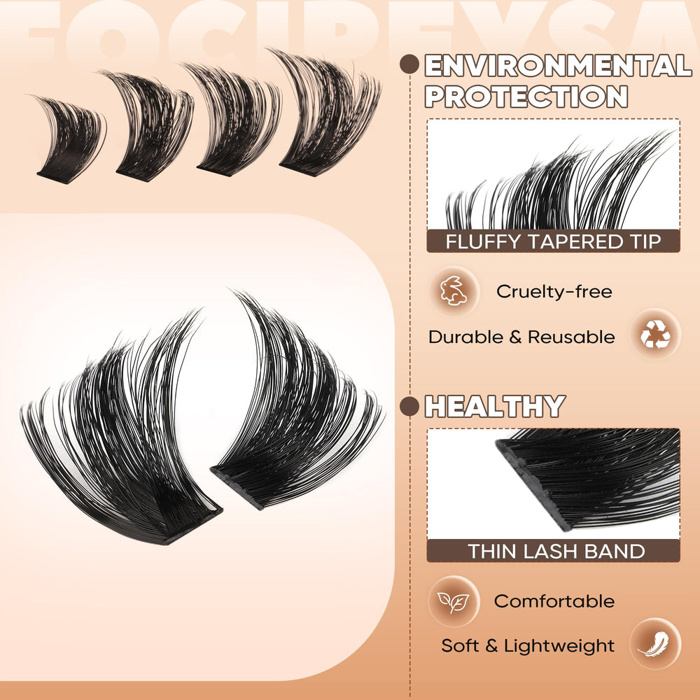 Focipeysa – volume fluffy et variations de longueurs