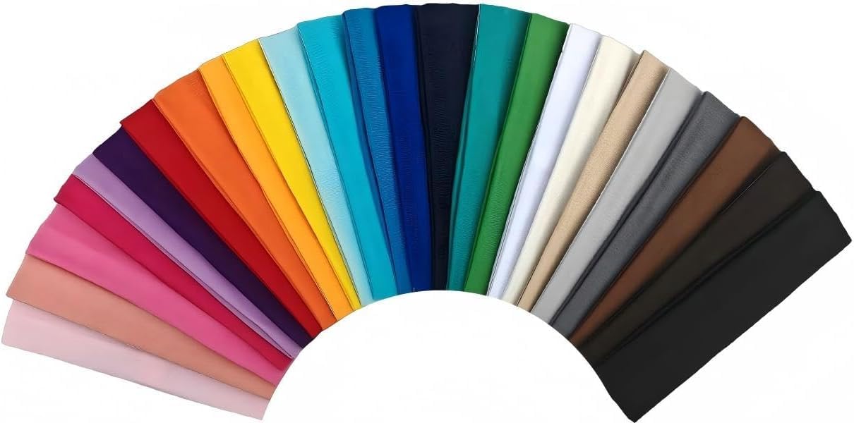 Bandeaux FODALUN – 25 couleurs pour cheveux en place et style.