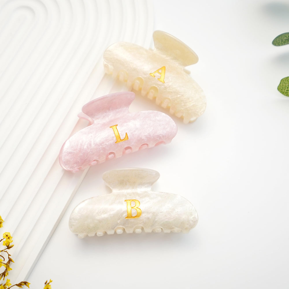 Fohufo clip soirée rose glitter, accessoire chic et polyvalent.