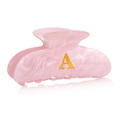 Pinces Fohufo avec lettre A monogramme, ajout élégant pour styliser rapidement la coiffure.