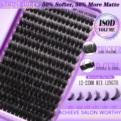 FOINEMYED amas cils 12mm pour un look léger et portable