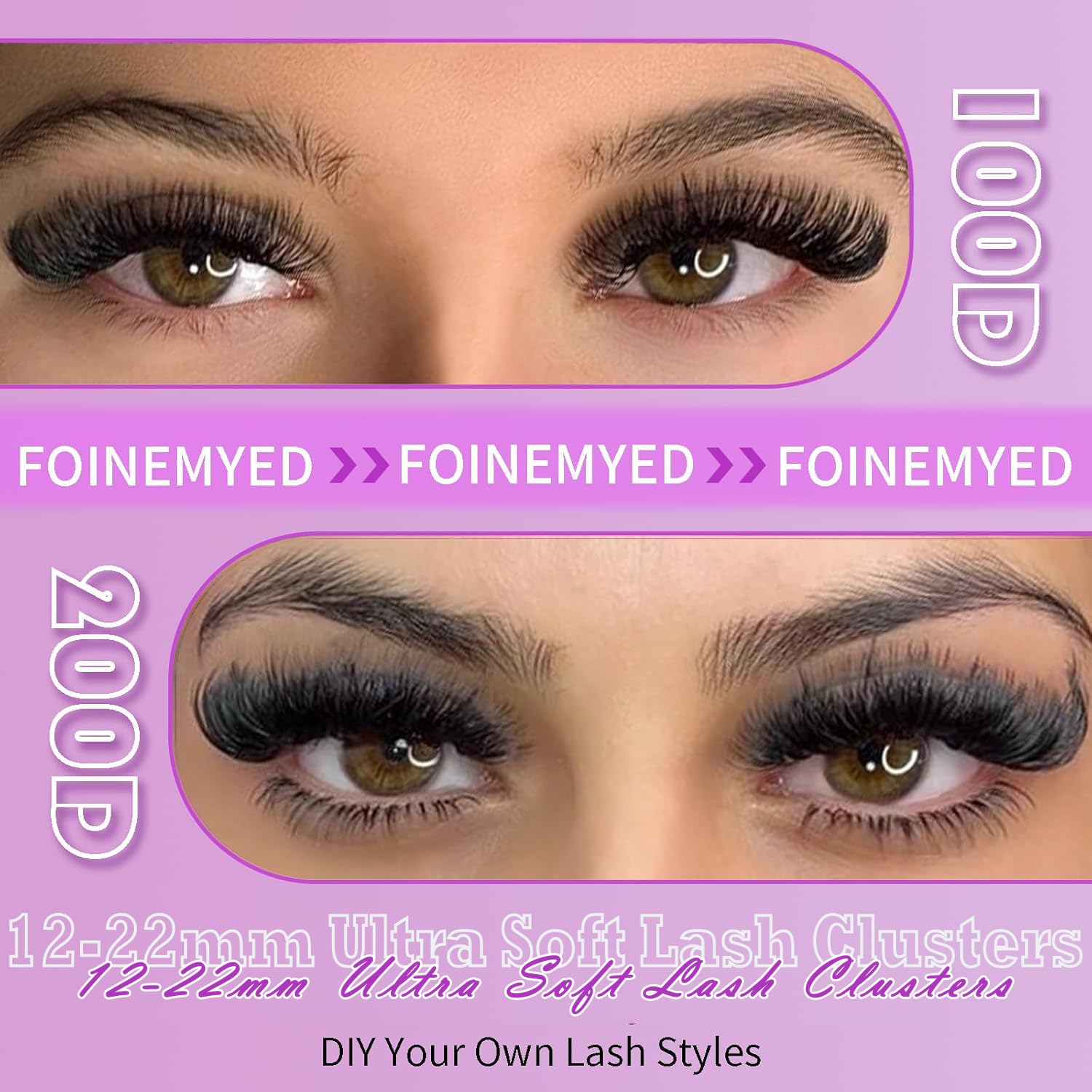 FOINEMYED groupes-cils 16mm: regard allongé sans lourdeur