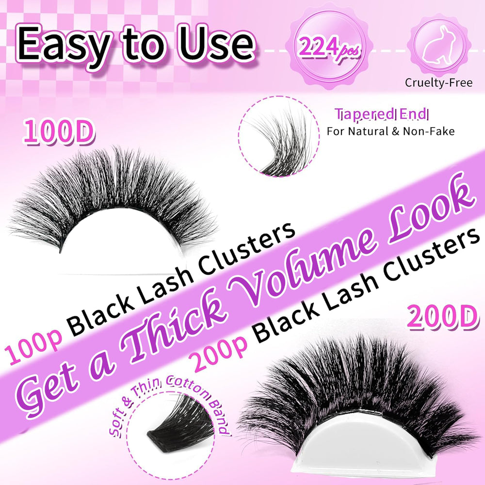 FOINEMYED groupes-cils 22mm: densité maximale pour un effet wow