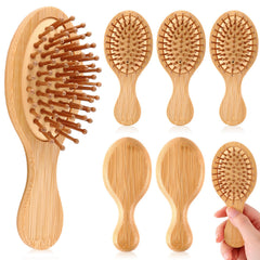 FoldTier brosse-cheveux mini-bambou-oval: compacte et parfaite pour le sac