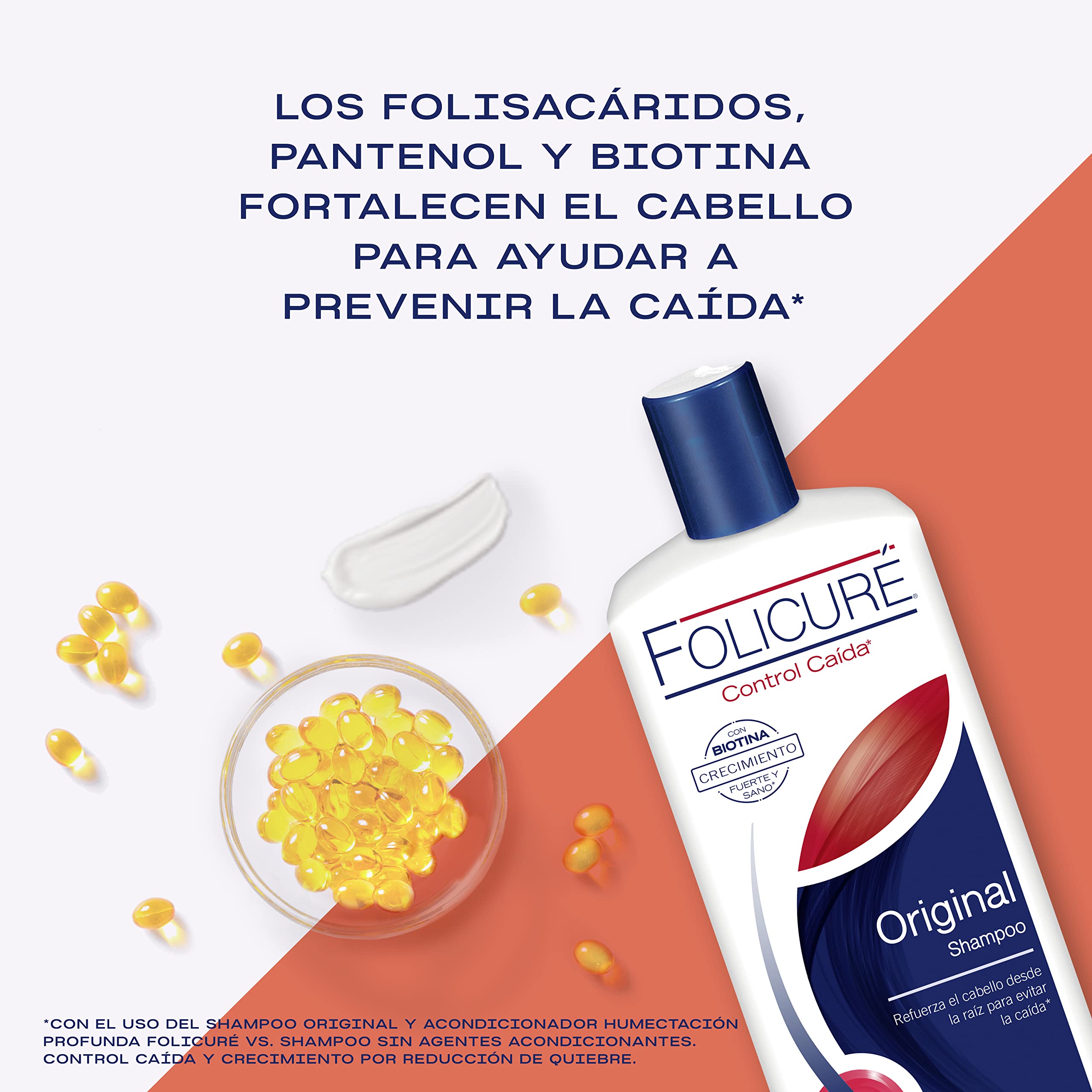 Cheveux démêlés facilement avec Folicure Original Shampoo.
