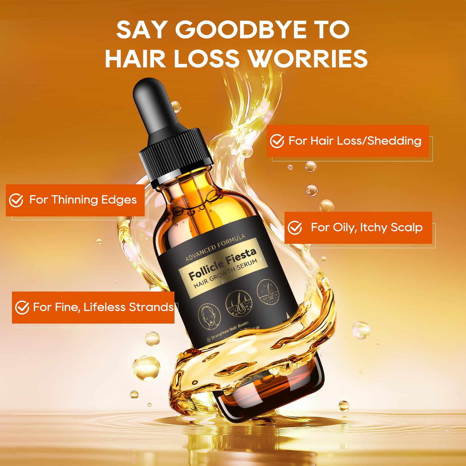 Folivive non-greasy absorption shows quick-drying formula.