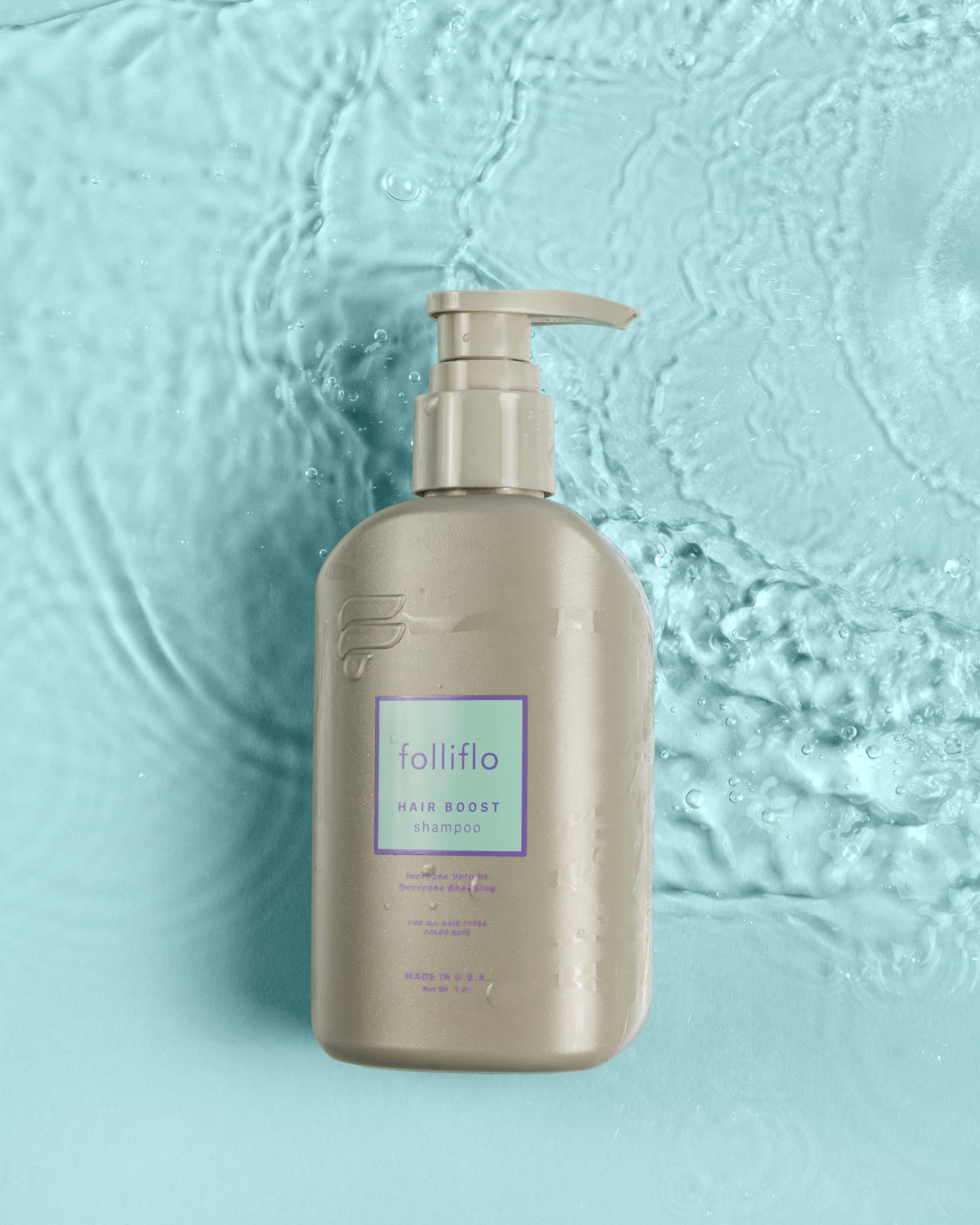 Texture lisse et douceur du cuir chevelu visiblement améliorées par Folliflo.