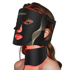 FOLOKE masque luminothérapie visage rouge et infrarouge pour revitaliser l'éclat de la peau