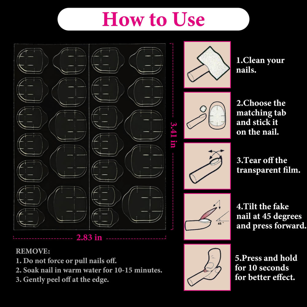 Fomkrio ensemble de 50 feuilles avec outils inclus pour poses ongulaires.