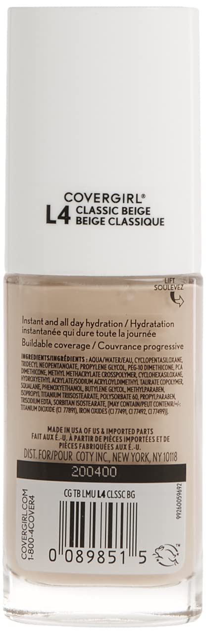 CoverGirl TruBlend fond de teint, application facile pour un teint homogène