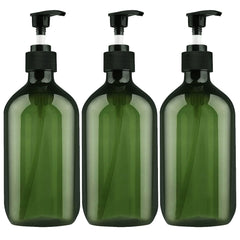 FOOCHY bouteilles pompe vertes, ensemble 3, parfaites pour voyage.