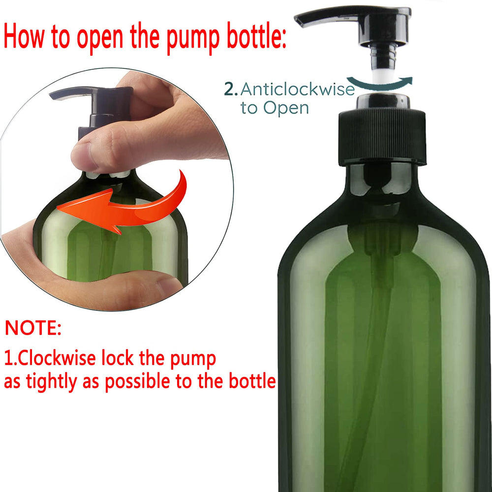 FOOCHY bouteilles vertes avec étiquettes incluses pour personnalisation.