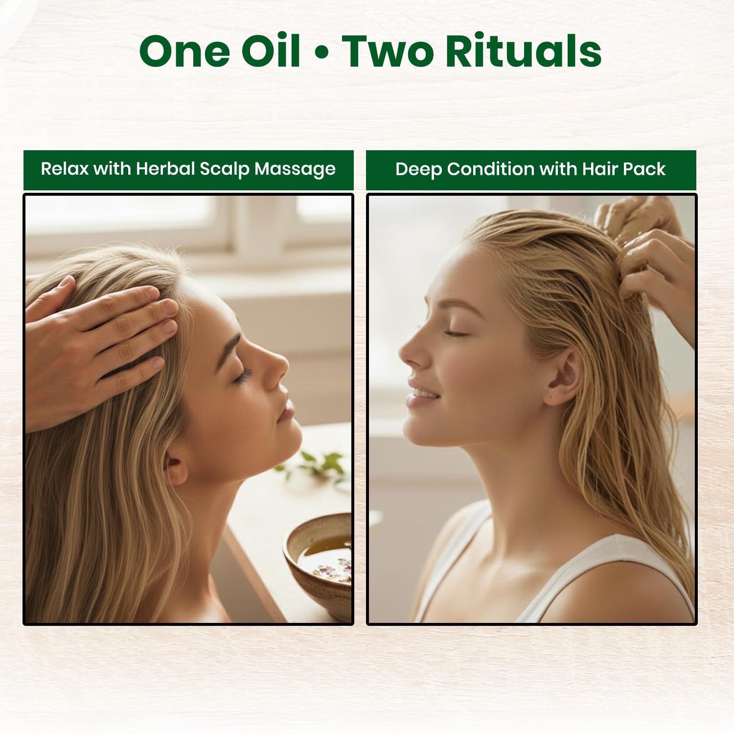Foodherbs aromes naturels huile cheveux pour une sensation rafraîchissante et revitalisante.