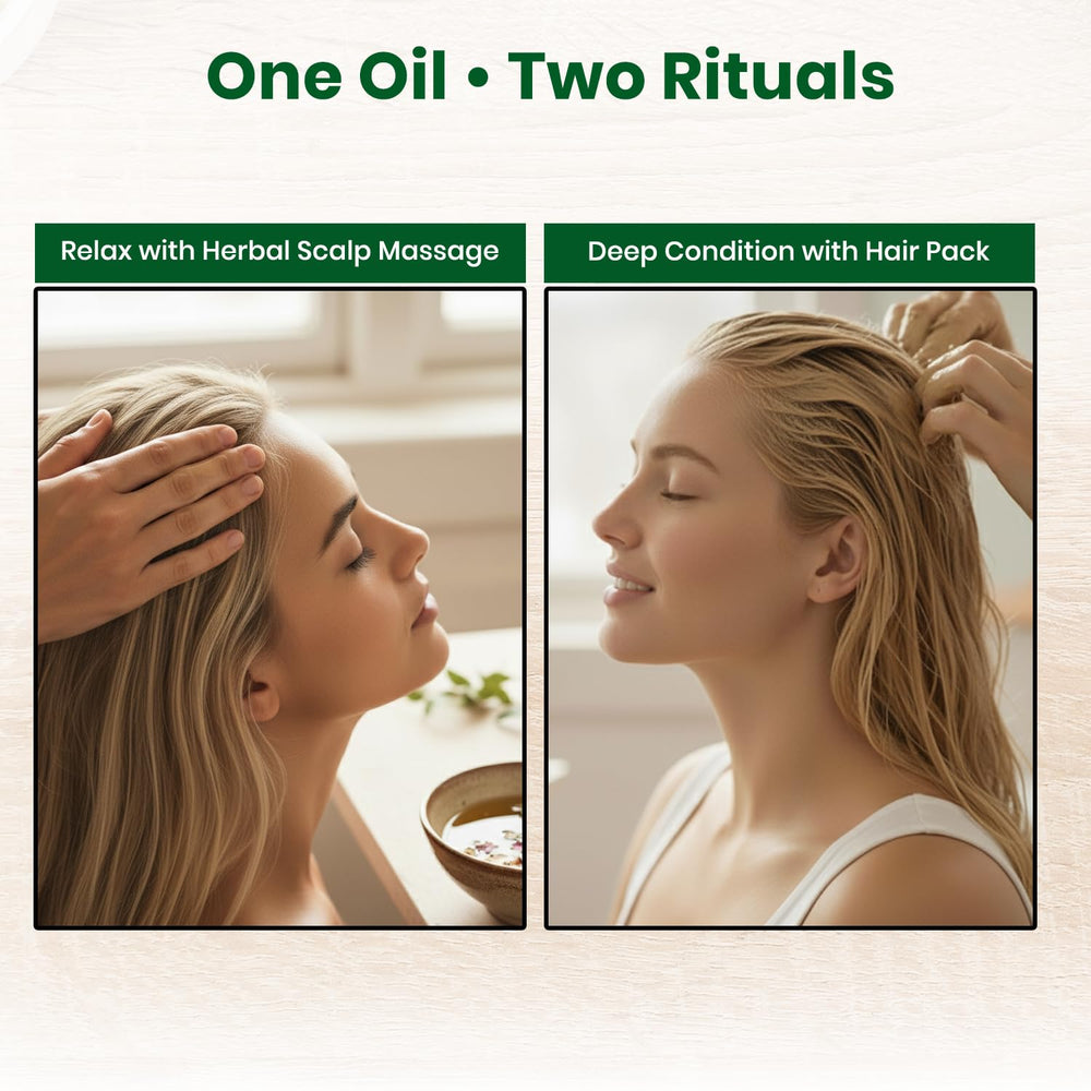 Foodherbs aromes naturels huile cheveux pour une sensation rafraîchissante et revitalisante.