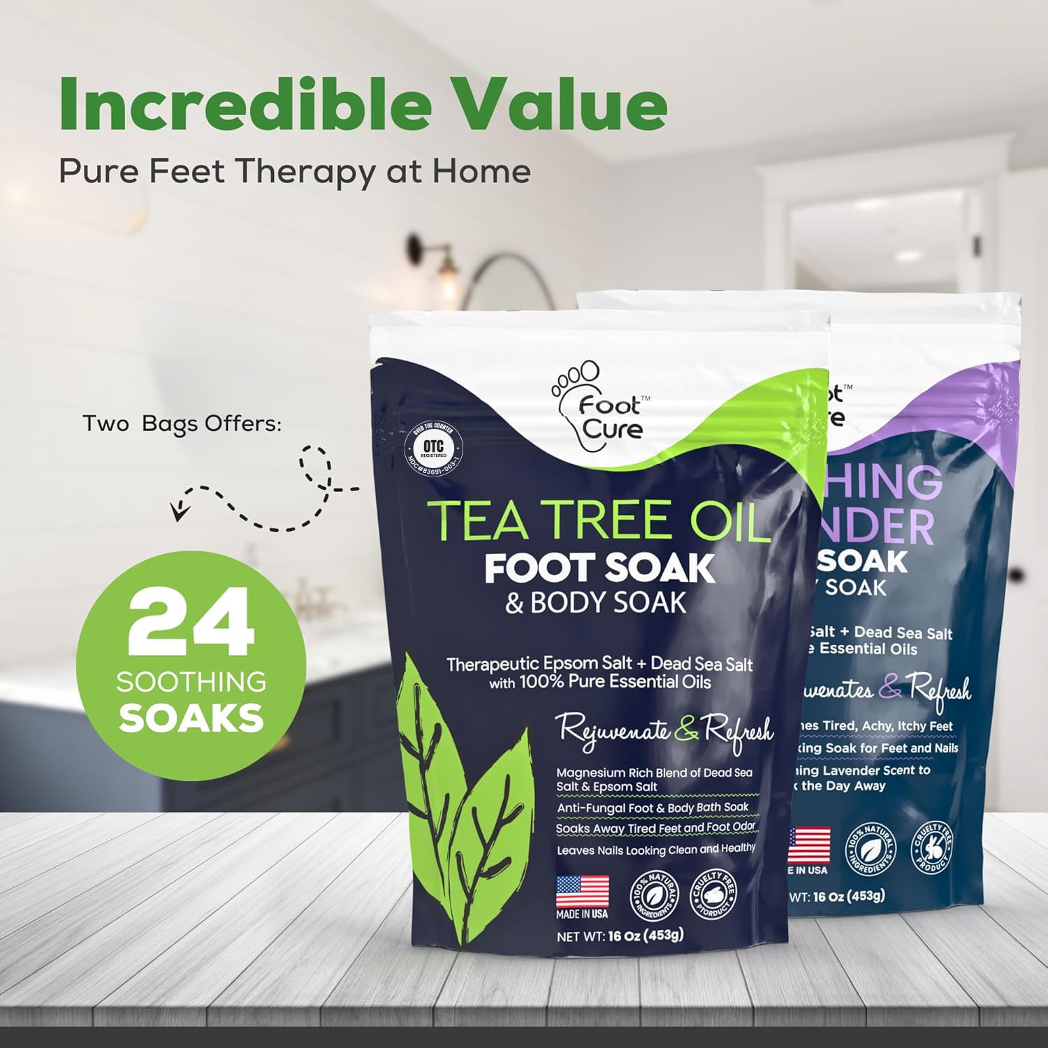 FOOT CURE bain-pieds relaxation pour un moment spa à domicile