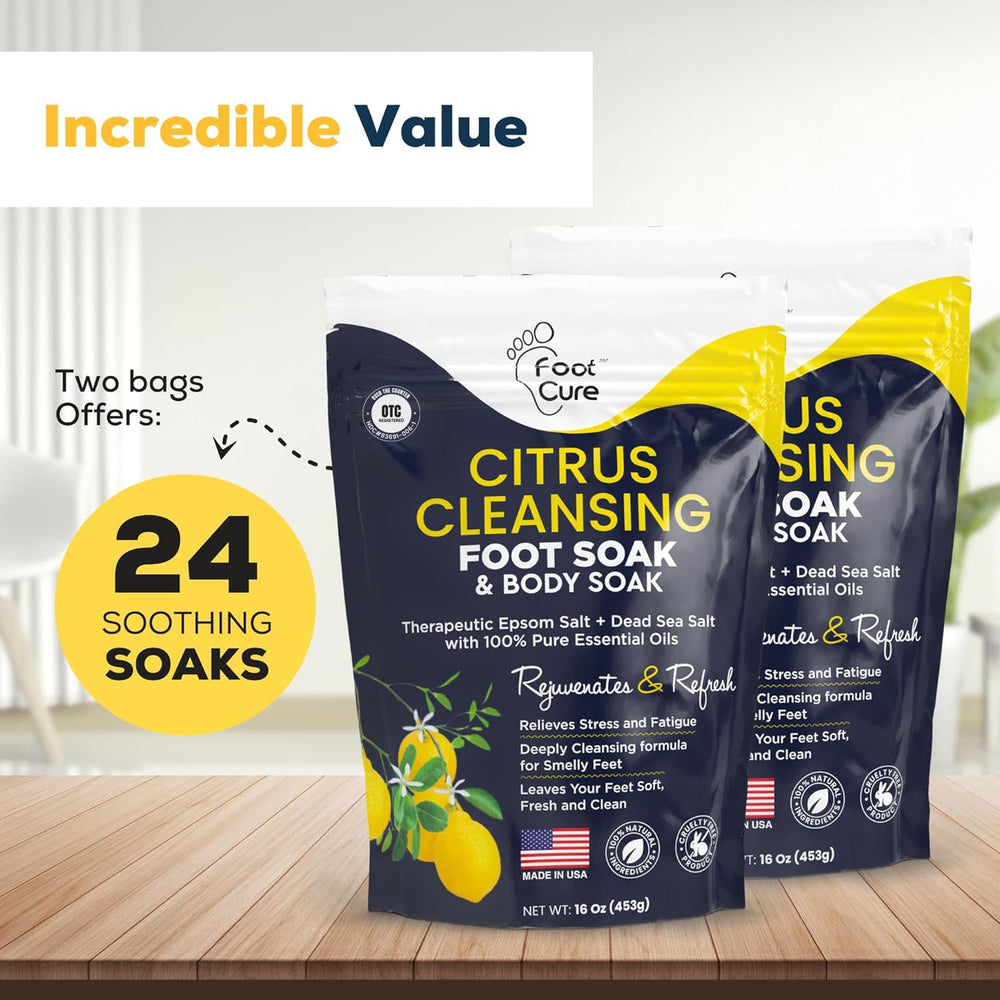 Foot Cure bain-pieds-texture-cremeuse: texture crémeuse qui nourrit la peau.