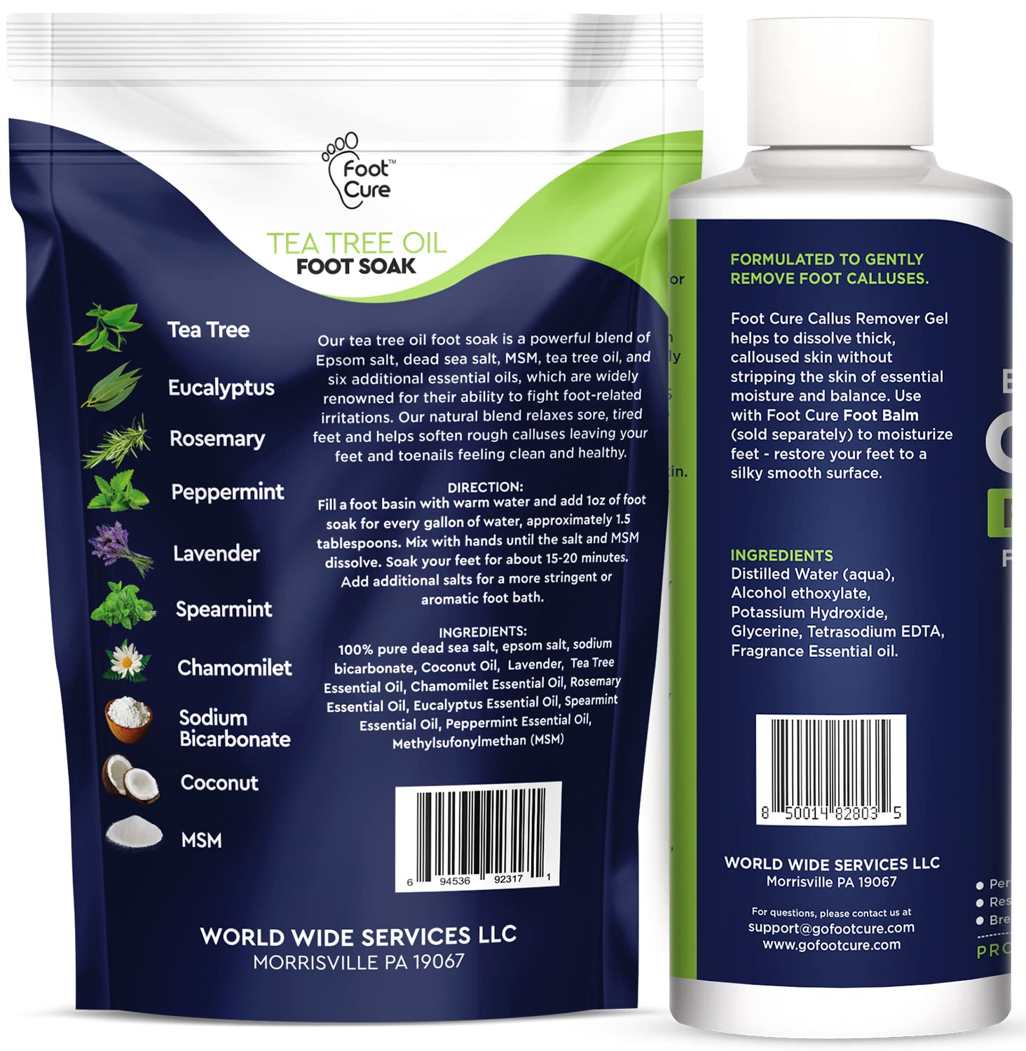 Foot Cure gel-anti-callos-professionnel pour zones épaissies