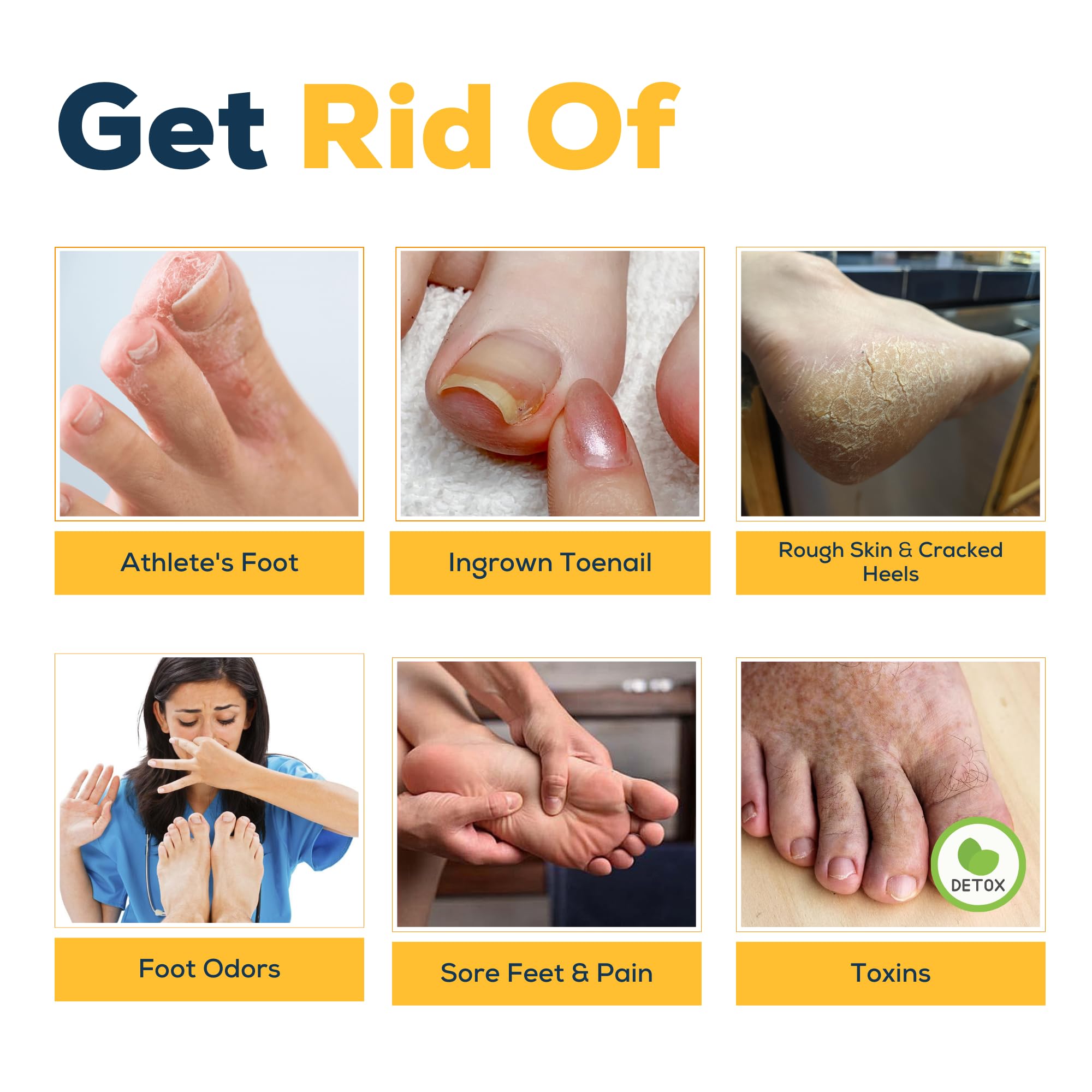 Foot Cure pieds apaisés après le bain pour douceur.