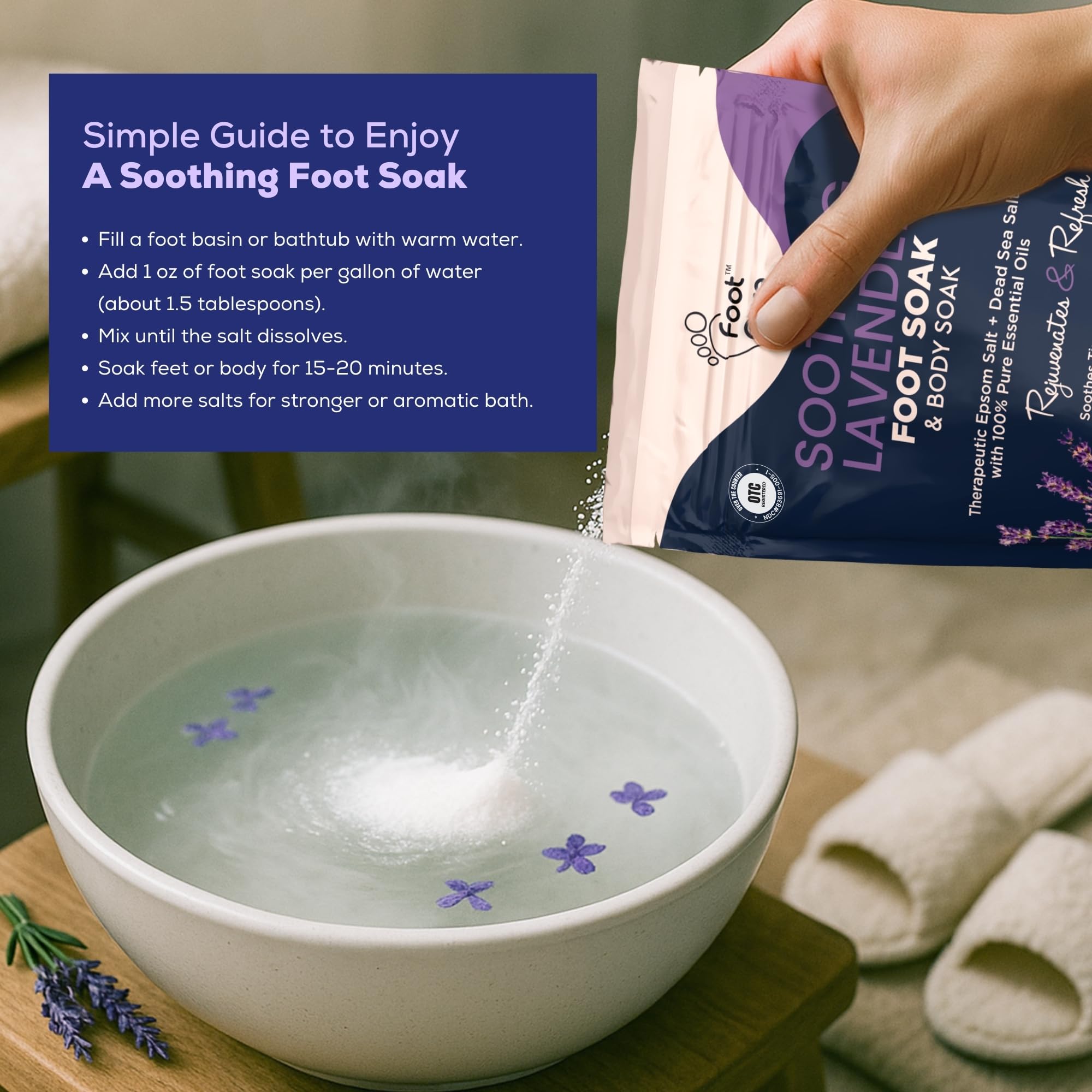 FOOT CURE rituel spa maison pour pieds bien-être