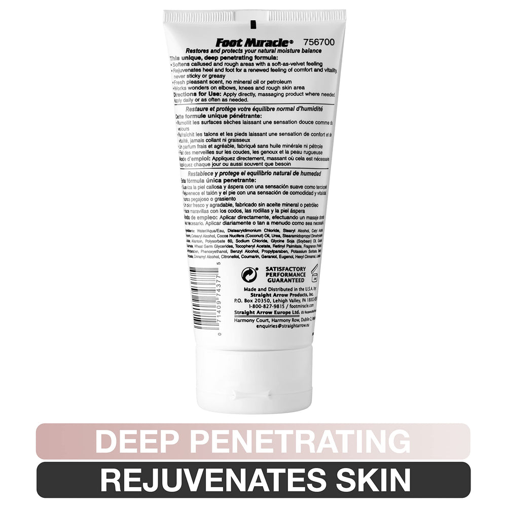 Foot Miracle Crème odeur fraîche, expérience d'application agréable.