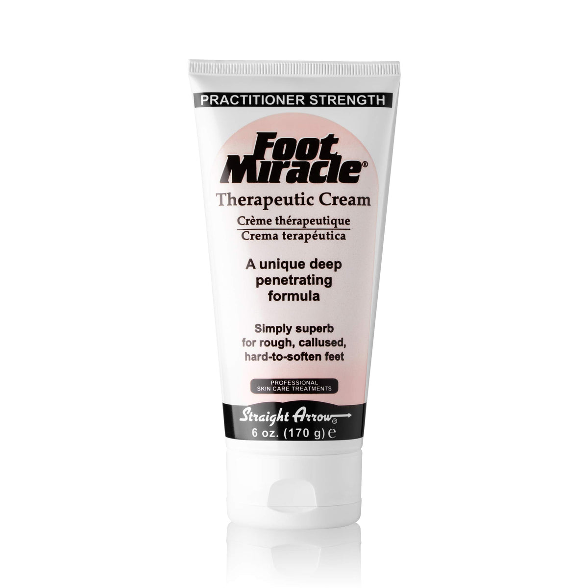 Foot Miracle Crème Tube 170 g offre une hydratation durable pour les pieds.