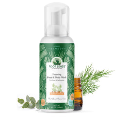 Foot Sense lave moussant arbre à thé bouteille pour fraîcheur durable après la douche