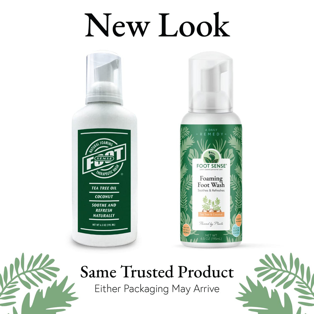Foot Sense lave moussant arbre à thé pompe mousse riche et rinçage facile