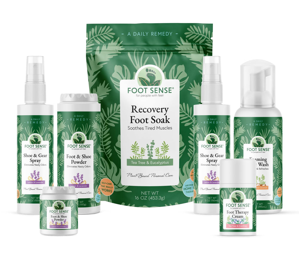 Foot Sense lave moussant douche-pieds usage après l’effort et sport