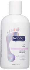 Footlogix Foot Soak Concentrate – bouteille, nettoyage doux des pieds et sensation fraîche.