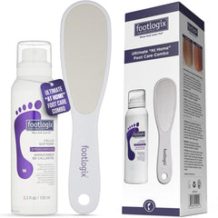 Footlogix Callus Softener Spray – hydratation et préparation à l'élimination des callosités.