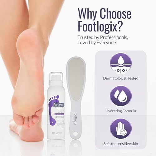 Footlogix Kit soin pieds ultime – ensemble pratique pour pédicure à domicile.