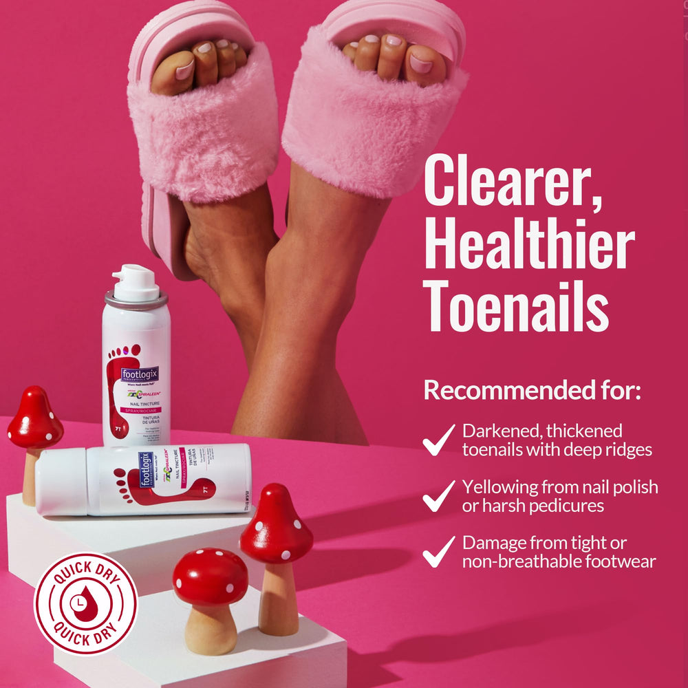 Footlogix Nail Tincture Spray Spiraleen – ongles épais et décolorés à traiter.