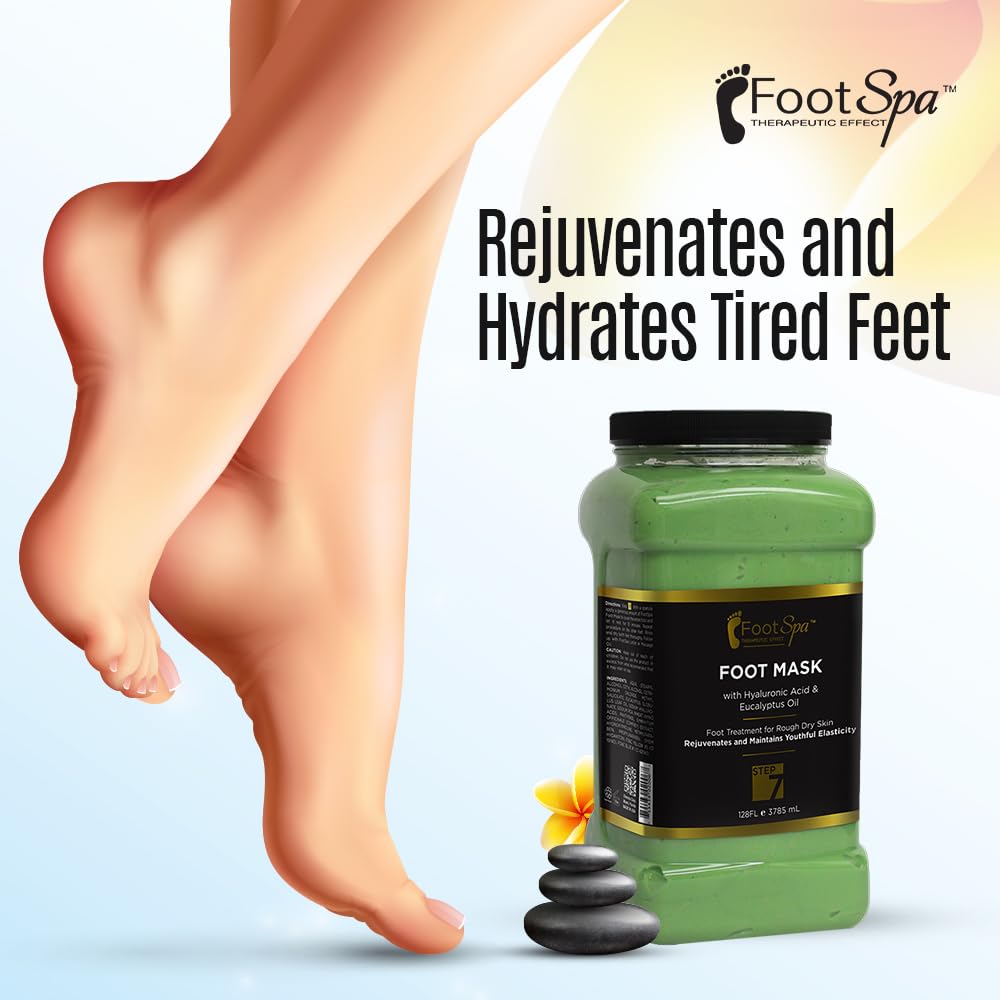 FootSpa massage-pieds crème veloutée, sensation relaxante et soin nourrissant.