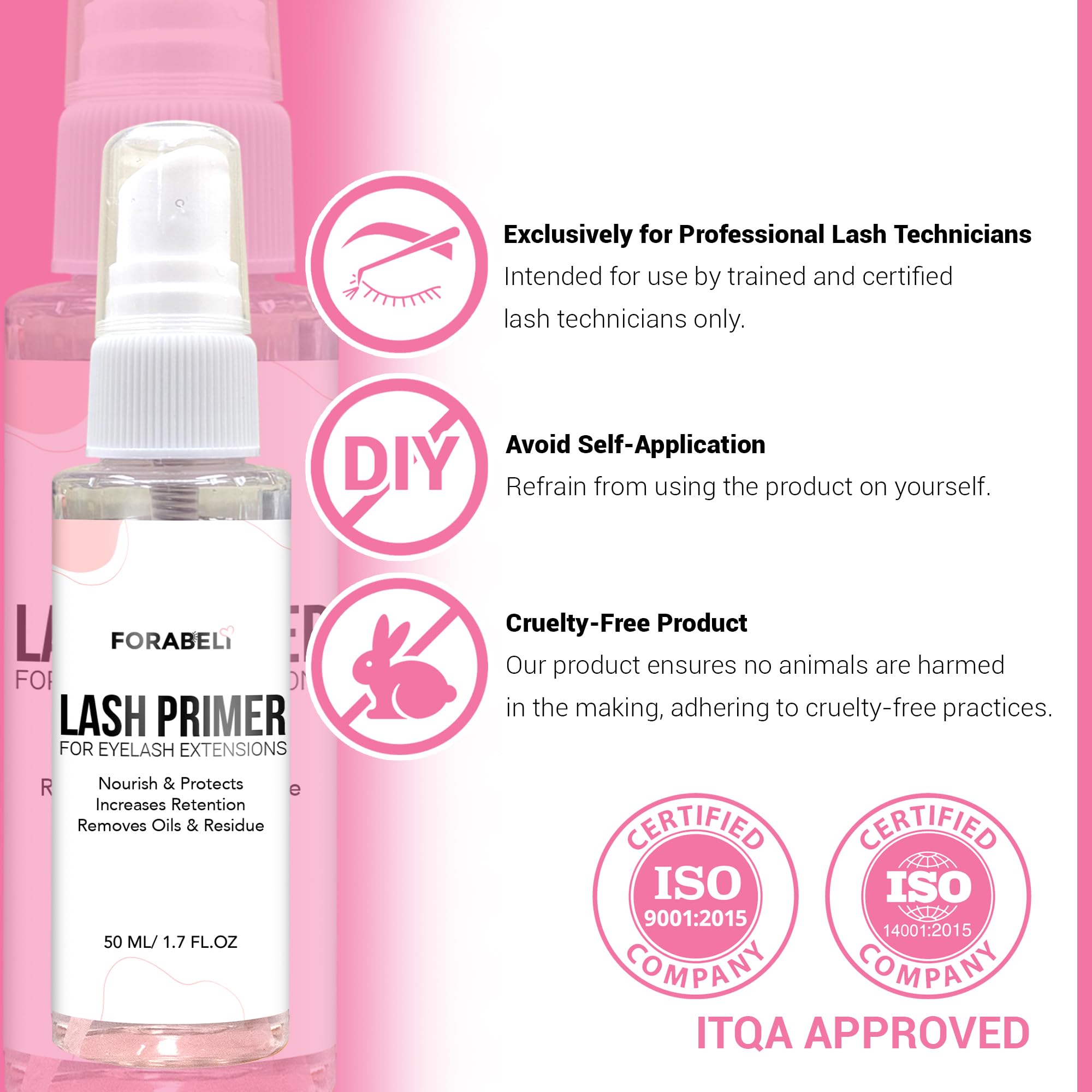 Forabeli sans huile sans latex 50ml – formule adaptée aux protocoles pro