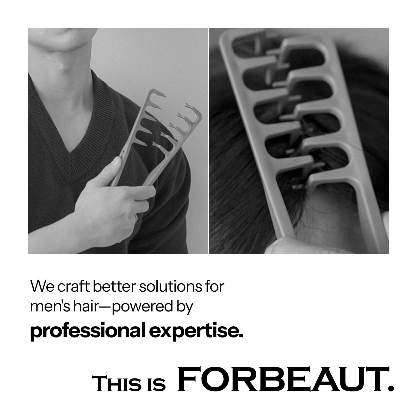 FORBEAUT Shadow, idéal pour usage quotidien et coiffures variées.