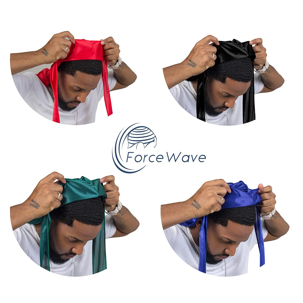 ForceWave design anti-chute: durag qui reste en place pendant le sommeil.
