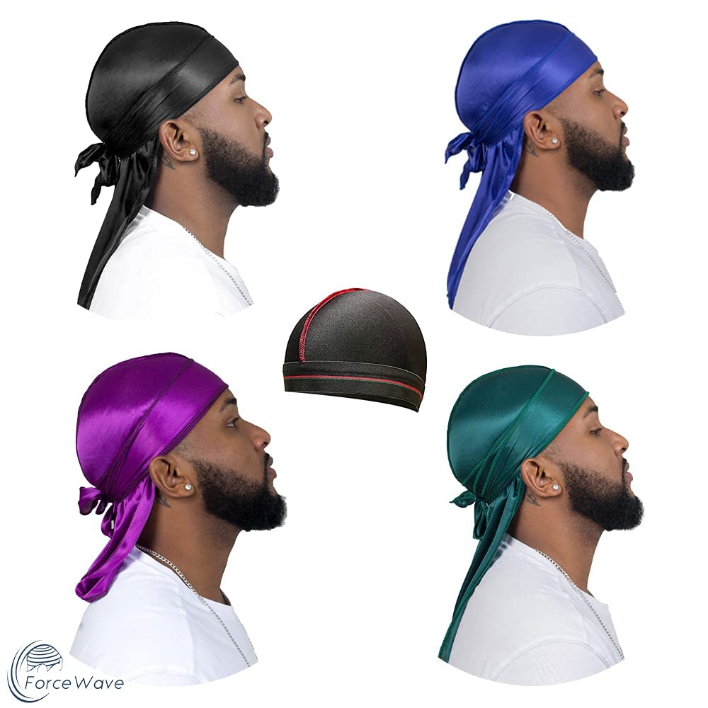 ForceWave durag design anti-chute assure le maintien nocturne.
