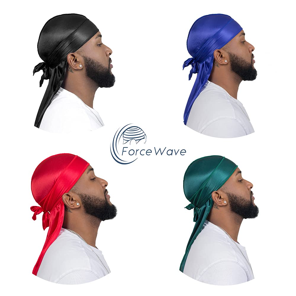 ForceWave durag lanière longue: nouage sûr sur 43 pouces pour plus de stabilité.