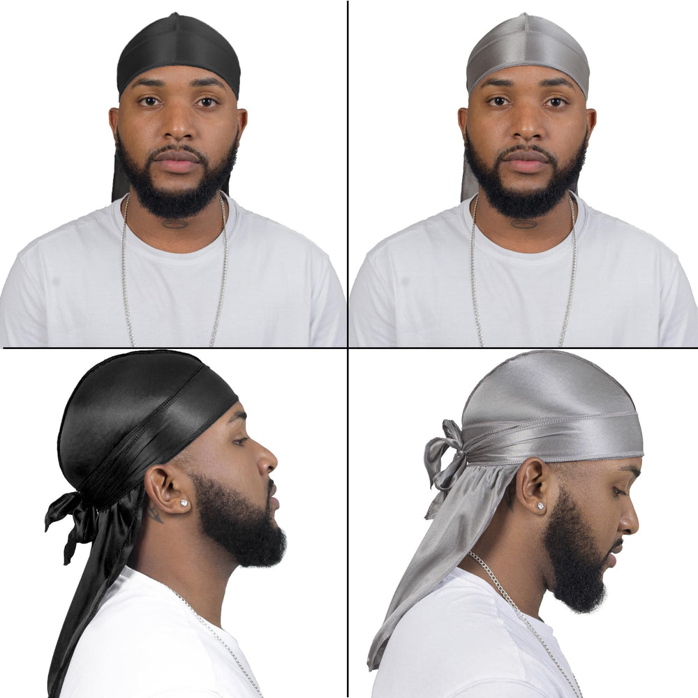 ForceWave durag queues extralongues : maintien sûr pendant le sommeil.