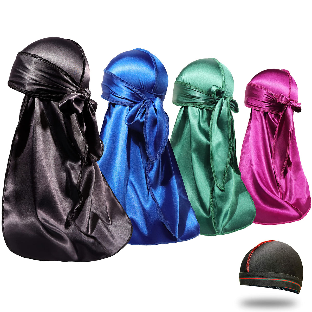 ForceWave durag satin brillant pour cheveux hydratés et soyeux.